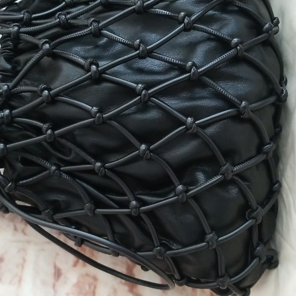 New Nanushka Naiya Net Faux-Leather Bag - Picture 4 of 15